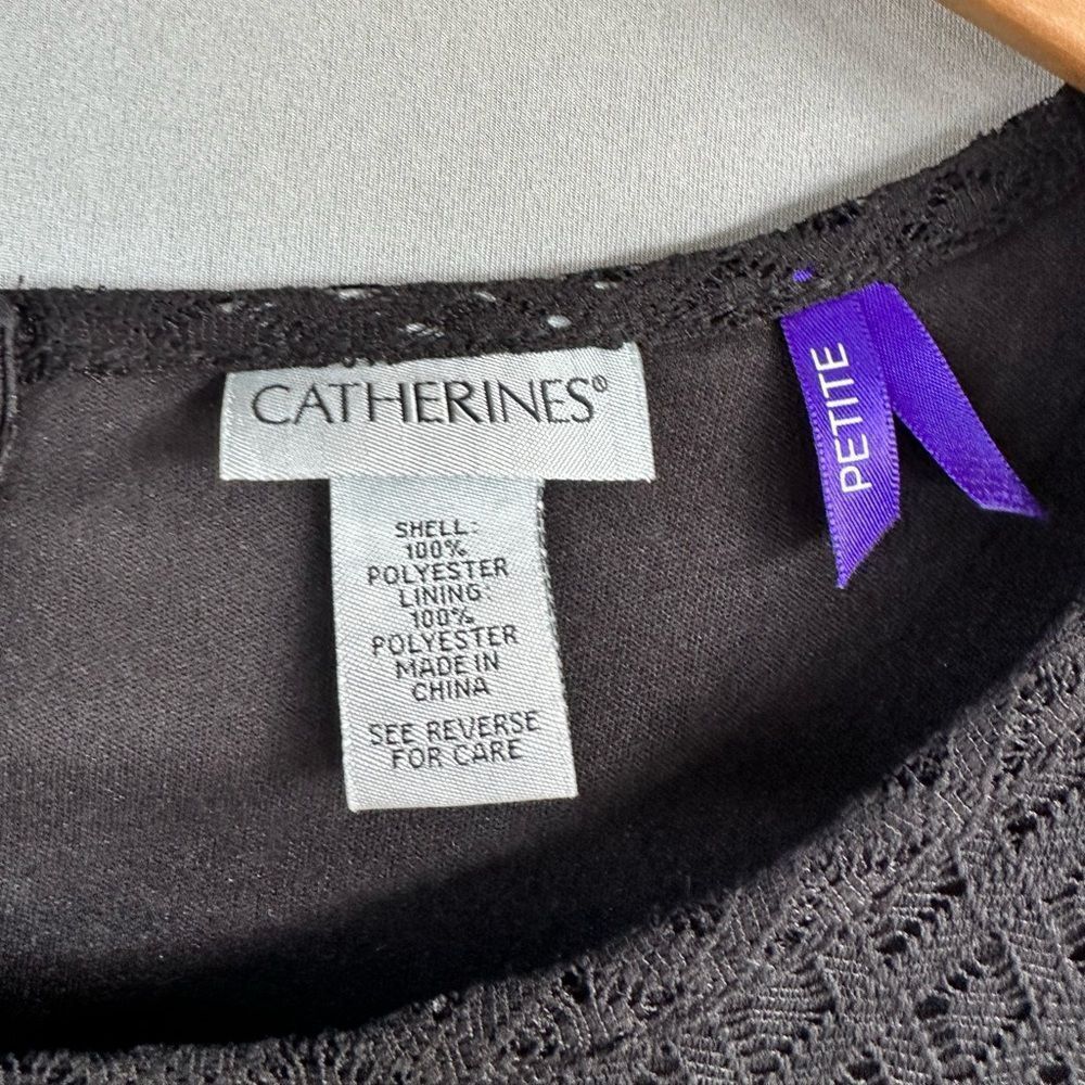 🎉5 for $45🎉 Catherines lace black dress size 3XWP - Picture 5 of 8